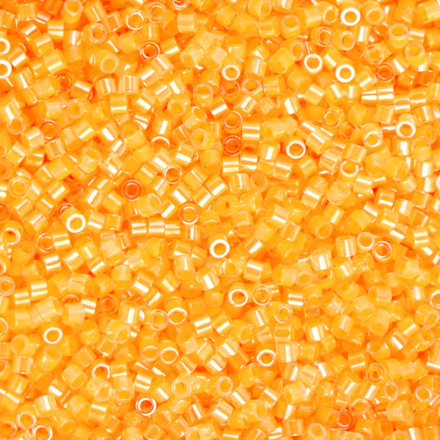 John Bead 25g Cylin Beads Limeade Yellow Neon Color 11/0 Glass Cylindrical Seed Beads for Jewelry Bracelets Necklaces Earrings Making Embroidery