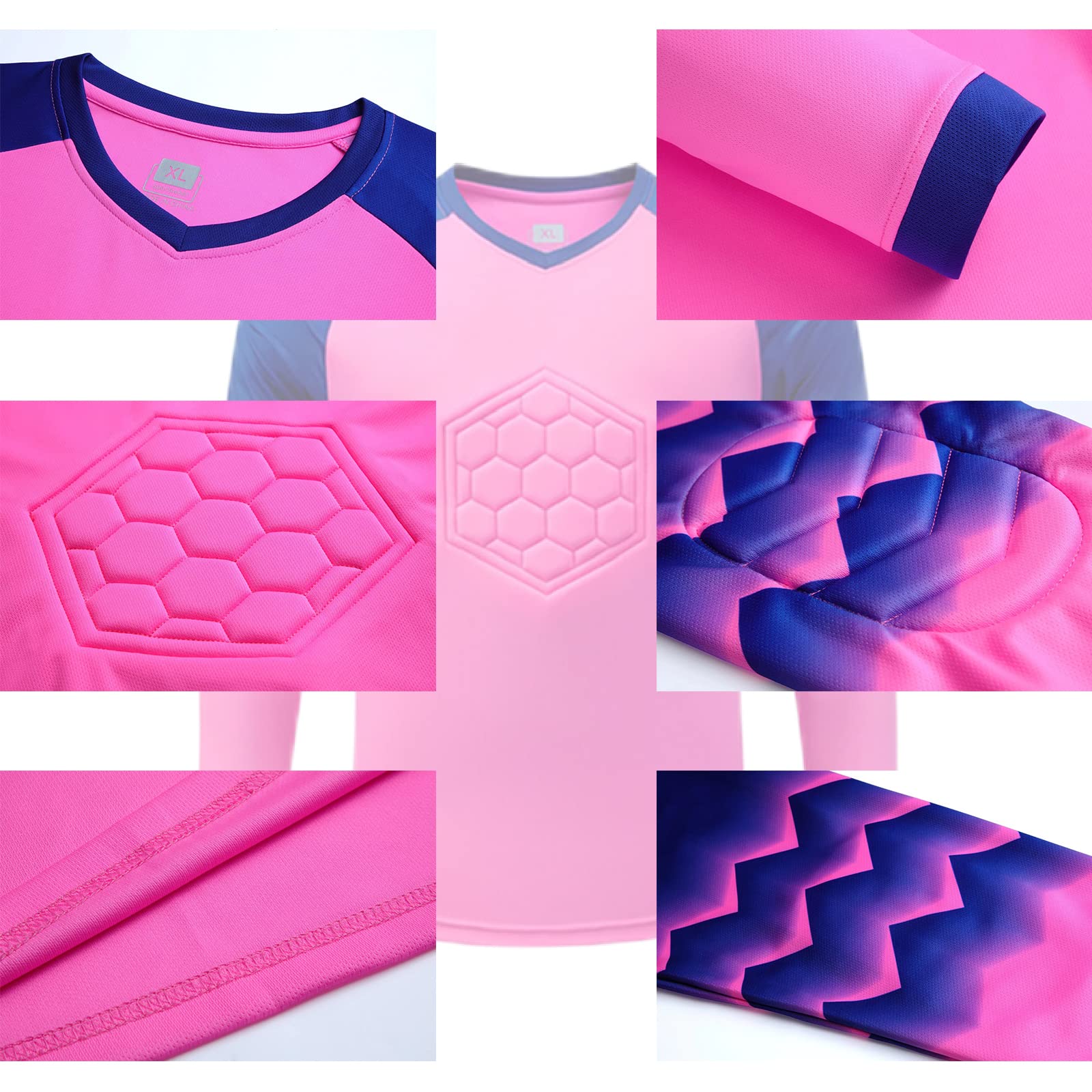 Personnalisez Le Maillot De Gardien But pour Les Enfants, Maillots Personnalisés Hommes avec Numéro Et Nom Léquipe, But, Bleu, Fait sur moisure
