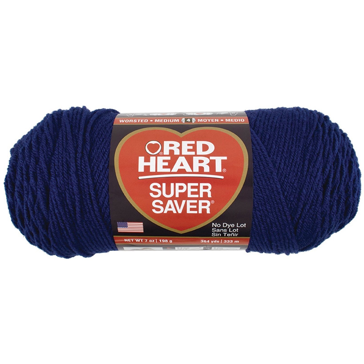 Red HeartSuper Saver Yarn-Soft Navy