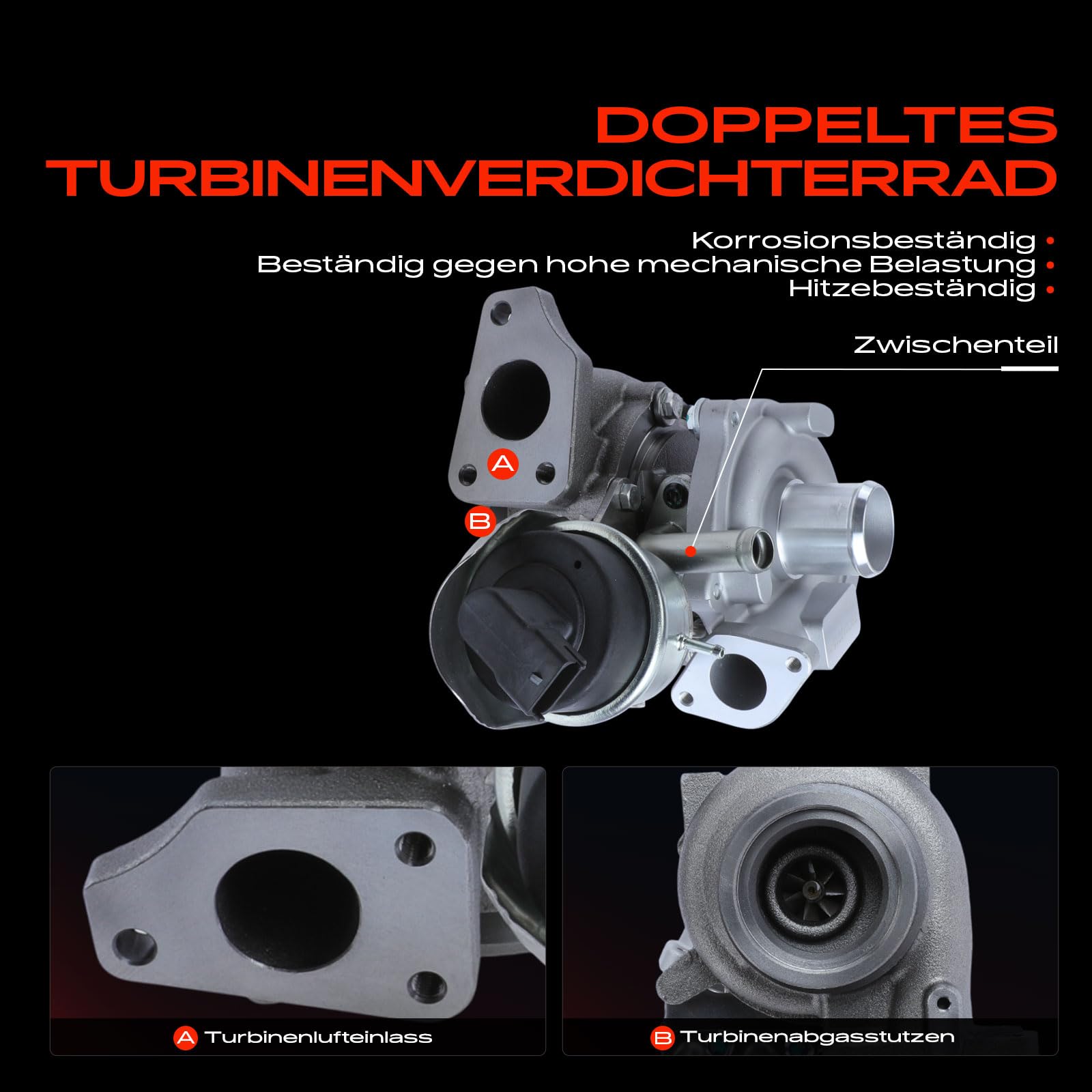 Frankberg Turbocompressore per gas di scarico 55233062