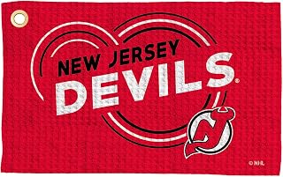 NHL Golf Towel – Official Licensed Microfiber Waffle Fabric, Absorbent 16x25 in Club Cleaning Accessory