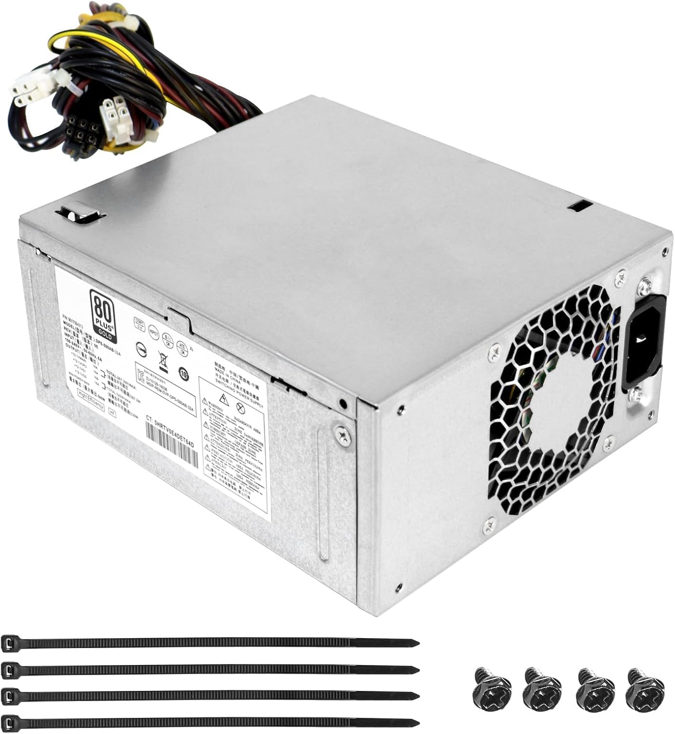 S-Union Upgraded L05757-800 DPS-500AB-32 A 500W Power Supply Compatible with HP EliteDesk Z2 G4 800 880 600 G3 G5 L05757-800 PSU 901759-013 DPS-500AB-36 A L07304-003 901759-001 DPS500AB32 Power Supply