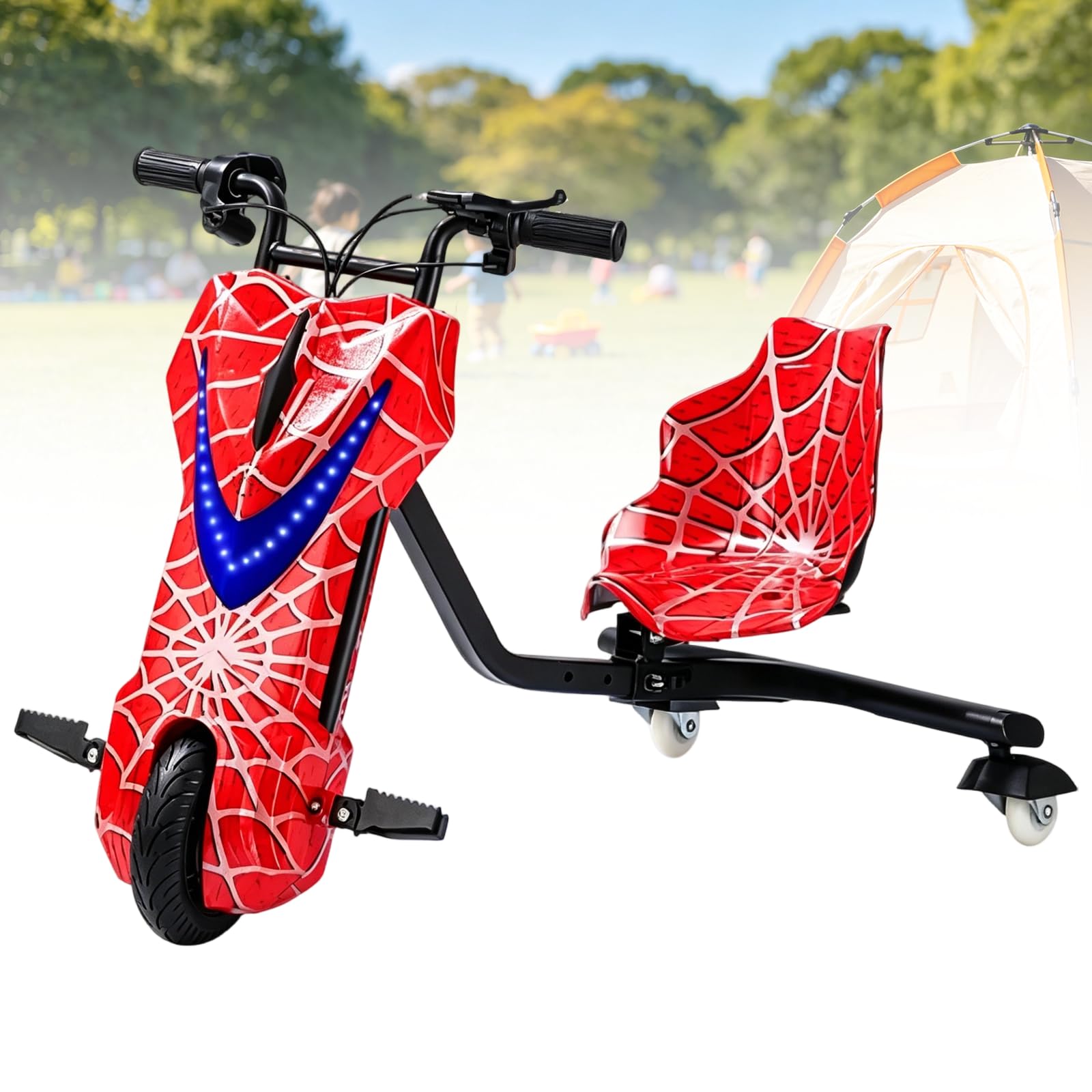 Einstellbares 3-Rad Drift Trike Für Kinder Outdoor Spielplatz A-6-inch