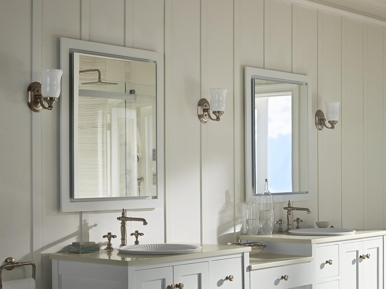 Kohler Verdera 24 in. W x 30 in. H Recessed or Surface Mount Medicine Cabinet with Flat Mirror