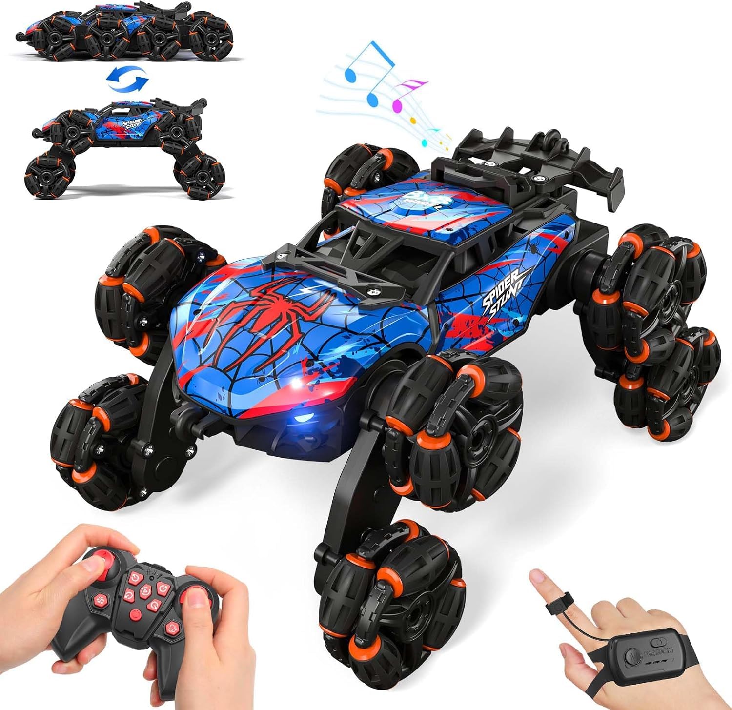 Sunrad Gesture Sensing Remote Control Car,Rechargeable Stunt Car, RC Car