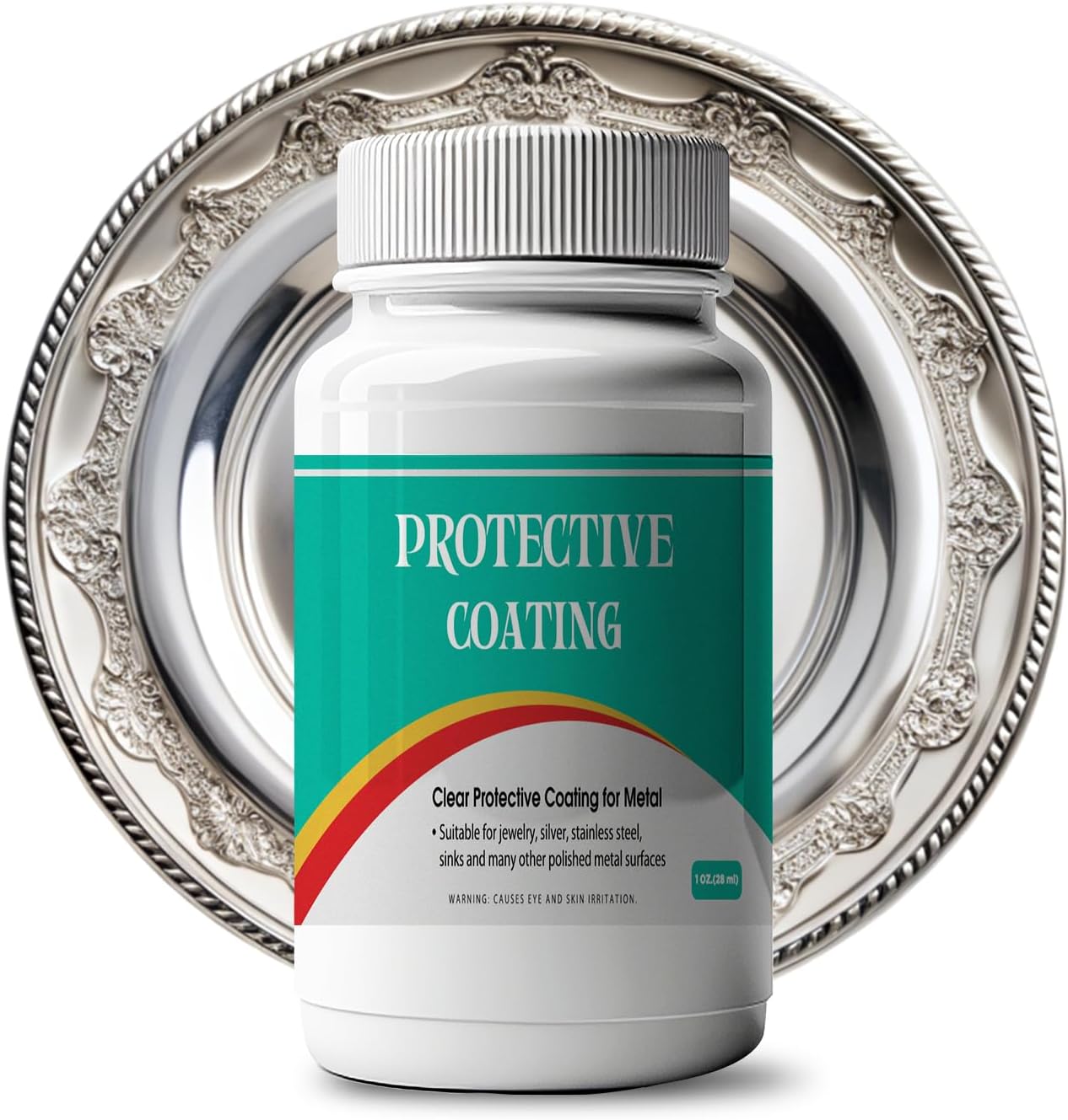 1 Oz. Clear, Protective Coating for Metal, Jewelry Coating, Jewelry Shield, Fast Drying Transparent After Curing, Long Lasting Protect Metal and Jewels from Wear, Rust