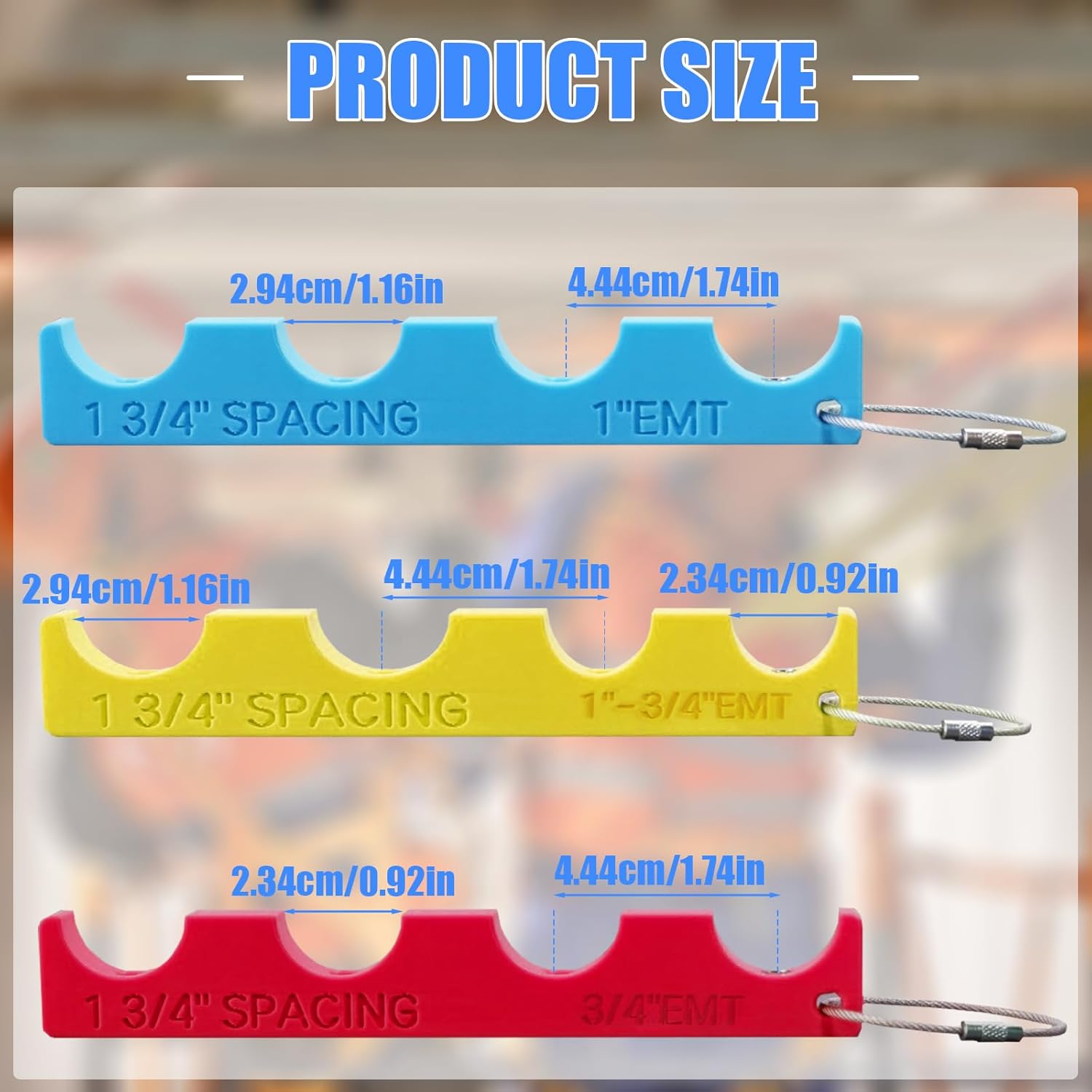 Electrician’s Magnetic Conduit Spacer Strong magnetic hold for electrical spacers, it is an indispensable tool in an electrician's toolbox. (style3)