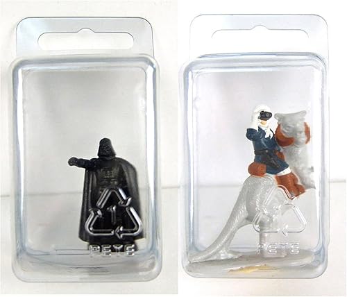 Miniatura 2 de Collecting Warehouse Contenedor de almacenamiento de plástico transparente, 2.31 pulgadas de alto x 1.5 pulgadas de ancho x 1.25 pulgadas de