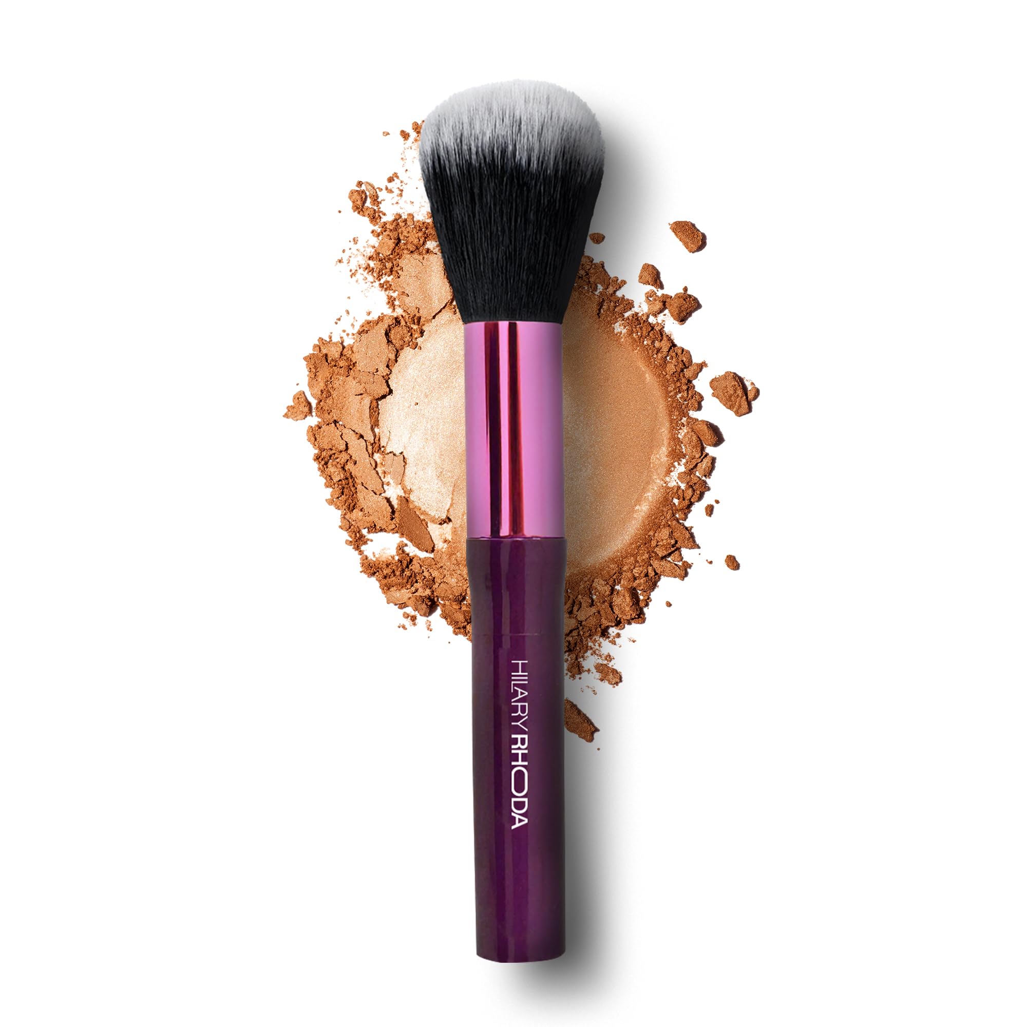 Hilary Rhoda One Touch makeup Brush | Soft Bristle Makeup Brush For Cream, Liquid & Powder Foundation & Blush | Non Absorbing Makeup Brush-image-24
