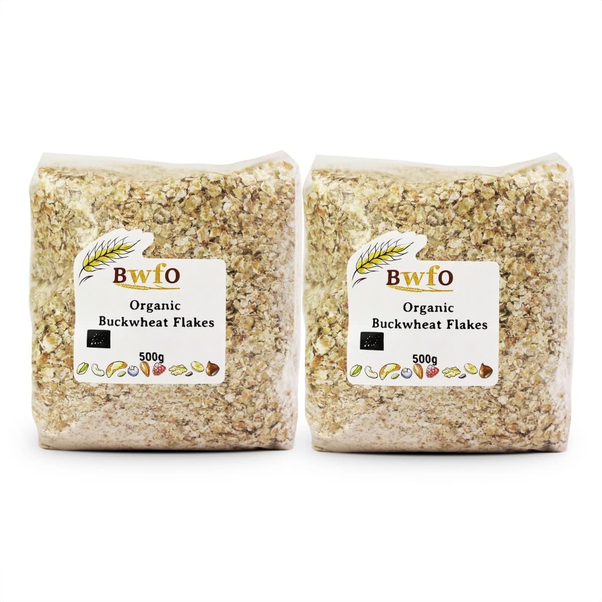 Organic Buckwheat Flakes 1kg (BWFO)