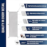 Vista 5 de Red de gestión de cables - Gestión de cables debajo del escritorio - Bandeja flexible para organizar cables debajo del escritorio, color blanco