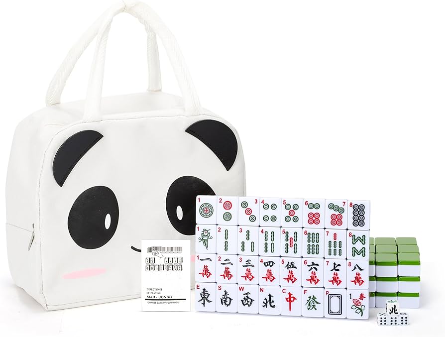 Amazon.com: drizzle 28mm Numbered Mahjong Game Set - 1.1