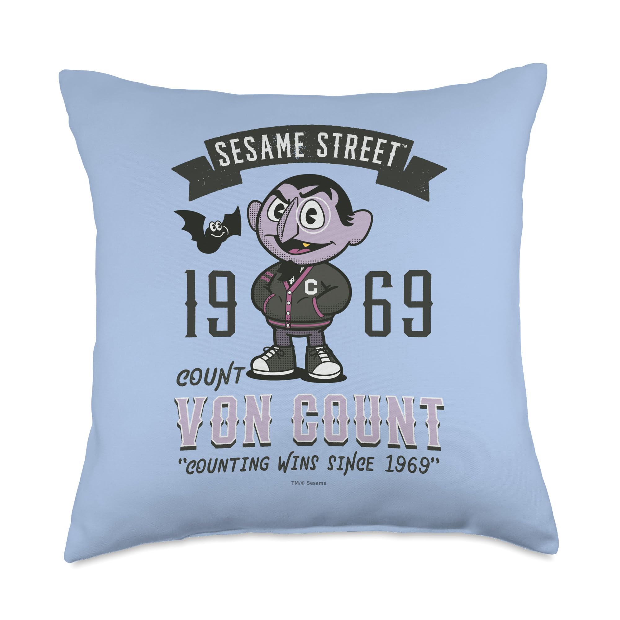 Coussin Sesame Street Counting Wins multicolor 45x45 cm