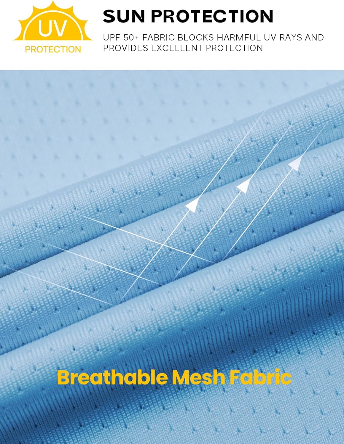 NORTHYARD Men's Sun Protection Shirt UPF 50+ Hoodie Long Sleeve Fishing Swim Rash Guard Shirts UV SPF Lightweight Running - Image 5