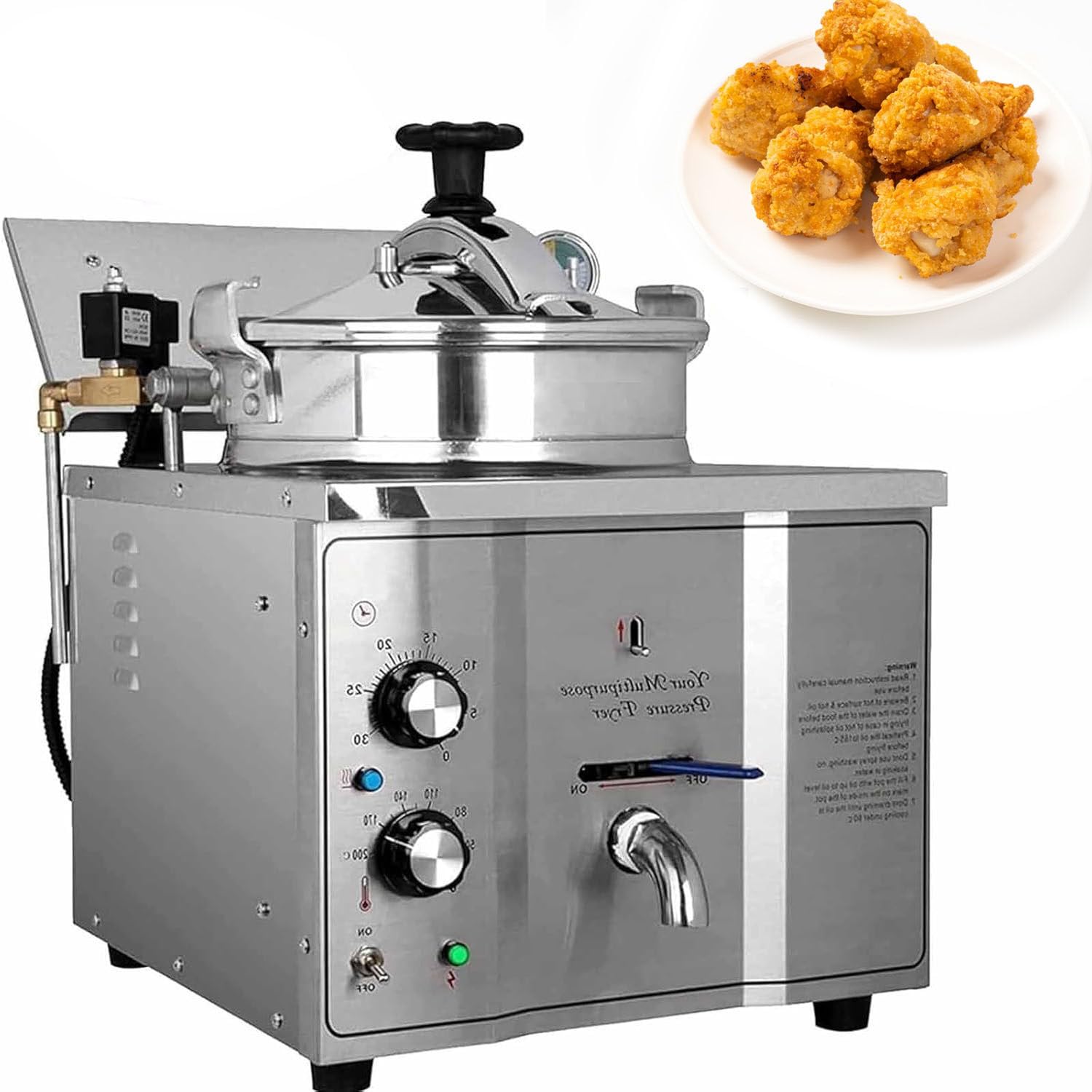 Máquina Profesional Freidora De Sobremesa