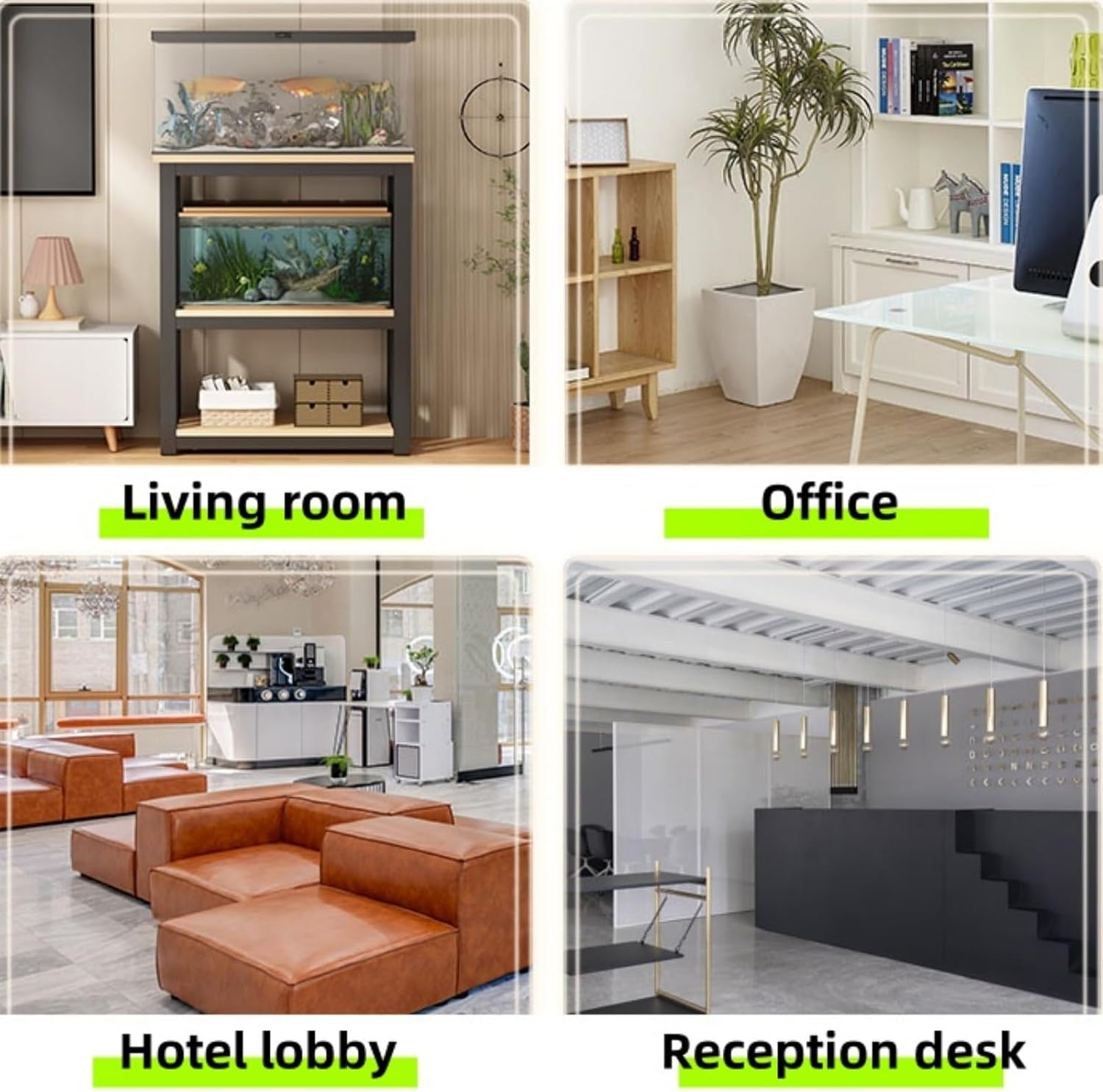 Fish Tank Stand, 3-Tier Aquarium Stand, Adjustable Plant Shelf, Cabinet for Fish Tank Accessories Storage, Terrarium Stands, Storage Shelf for Living Room Office Hotel Lobby(50*30*100cm)