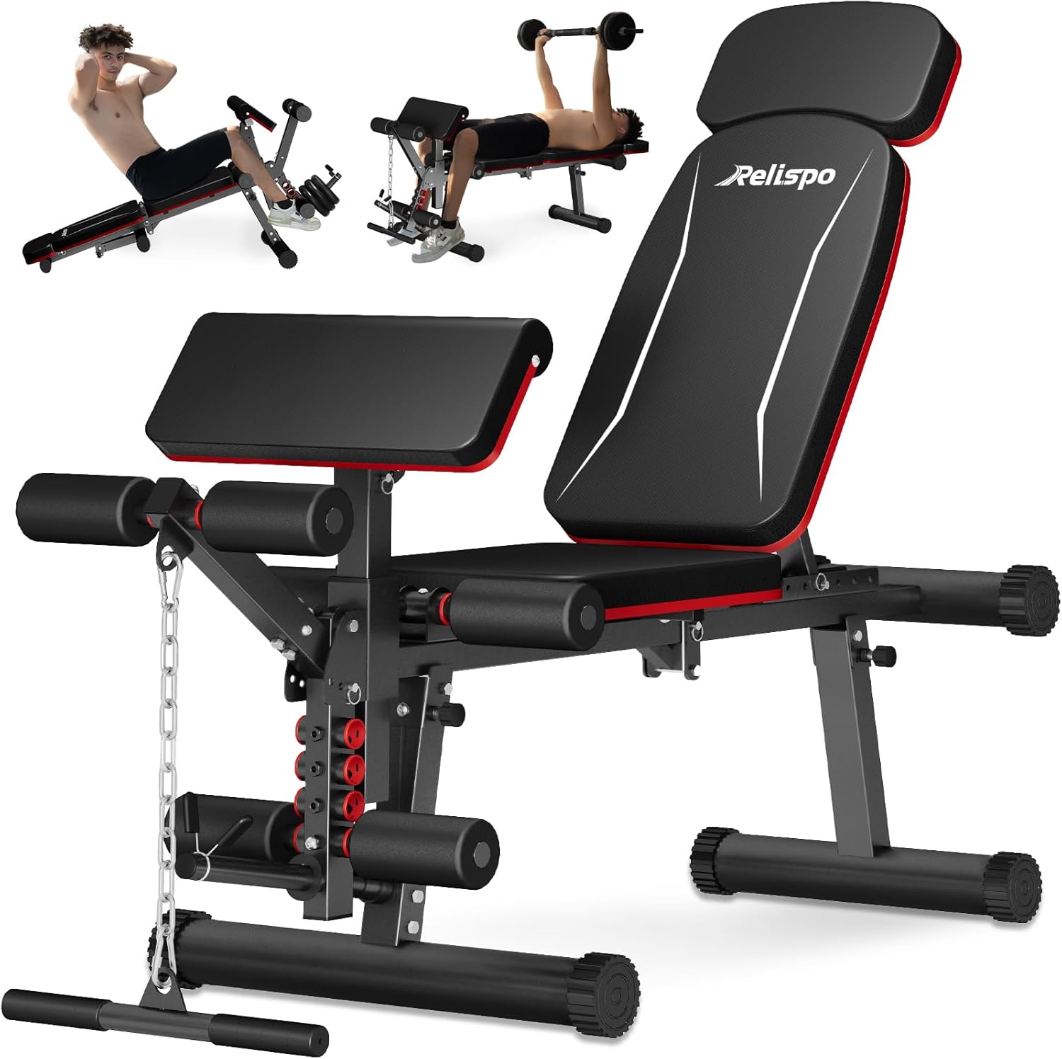 Adjustable Weight Bench with Leg Extension