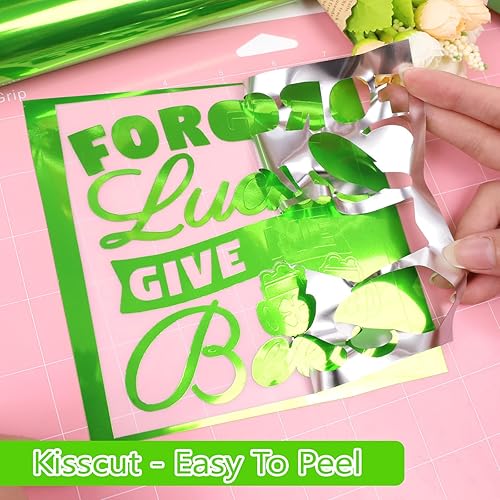 Miniatura 4 de WRAPXPERT Vinilo cromado verde, vinilo cromado metálico, sin burbujas, 12 pulgadas x 5 pies, rollo adhesivo permanente verde para letreros