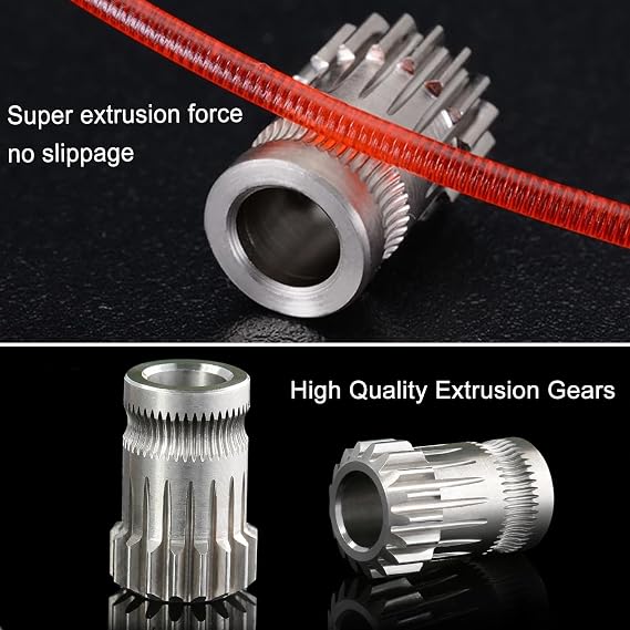 5Aplusreprap Updated Dual Gear Ender 3 Extruder, 1.75mm Filament, Left