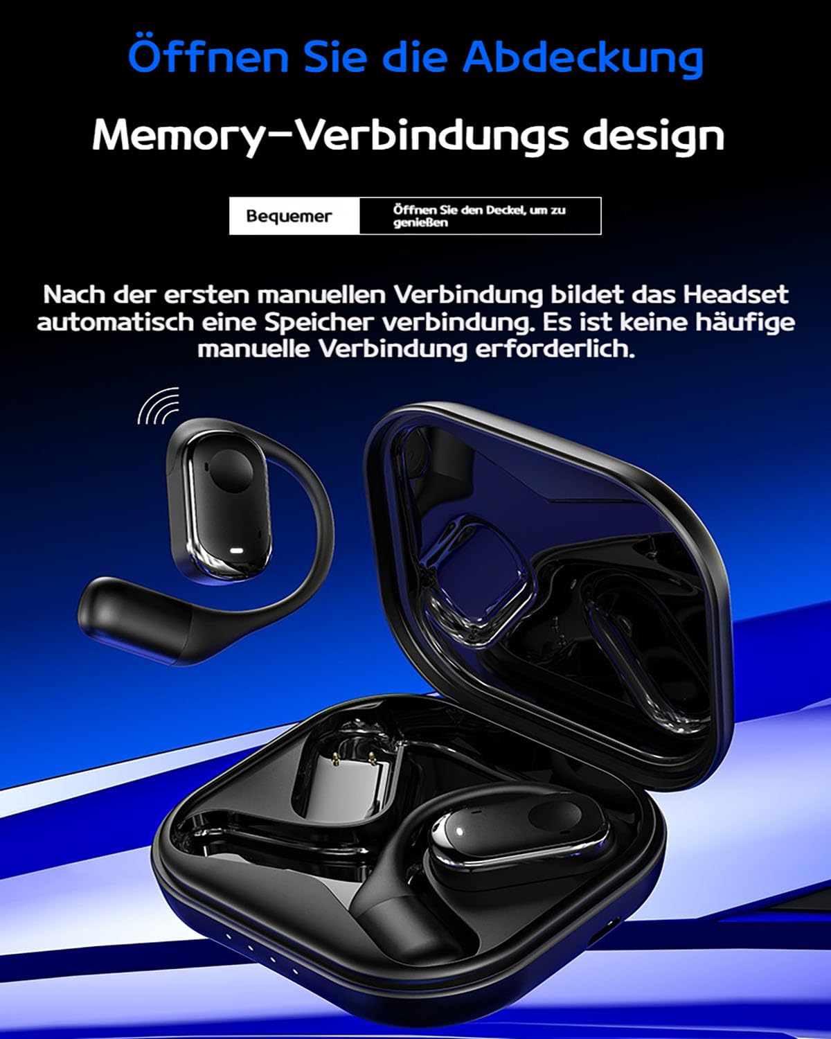 NovaLingo Écouteurs intra-auriculaires 3 en 1 avec traduction en temps réel, traduction vocale et réduction du bruit Bluetooth pour les voyages et les affaires (Noir)