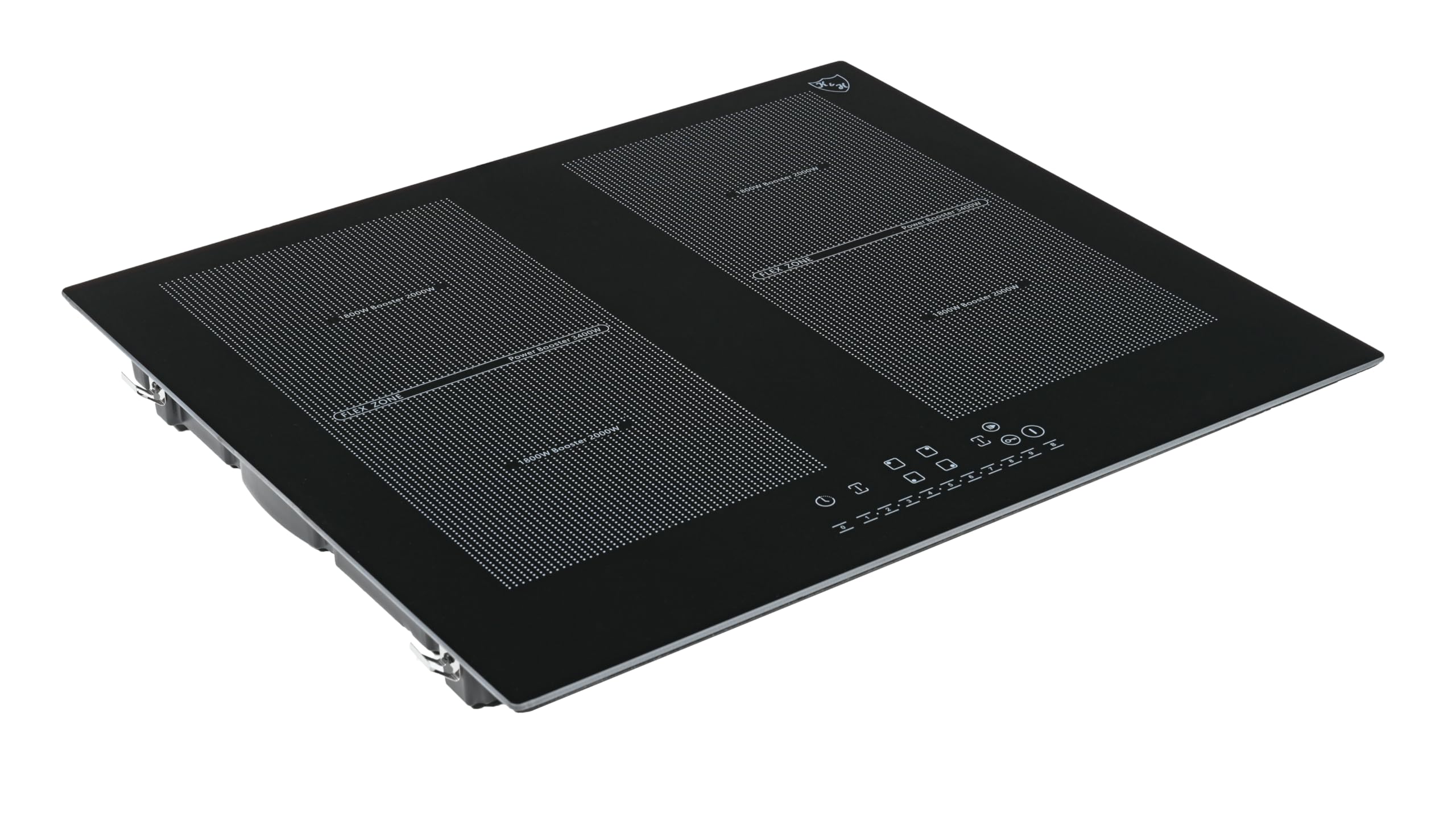 K&H Induktionskochfeld IN-6804FLX [4 ZONEN] - Induktionskochplatte - Induktionsherdplatte Flex Zone mit Sensor Touch - Kochfeld Induktion - Autark zum Einbau - 60 cm - 6800 Watt - 17 Leistungsstufen