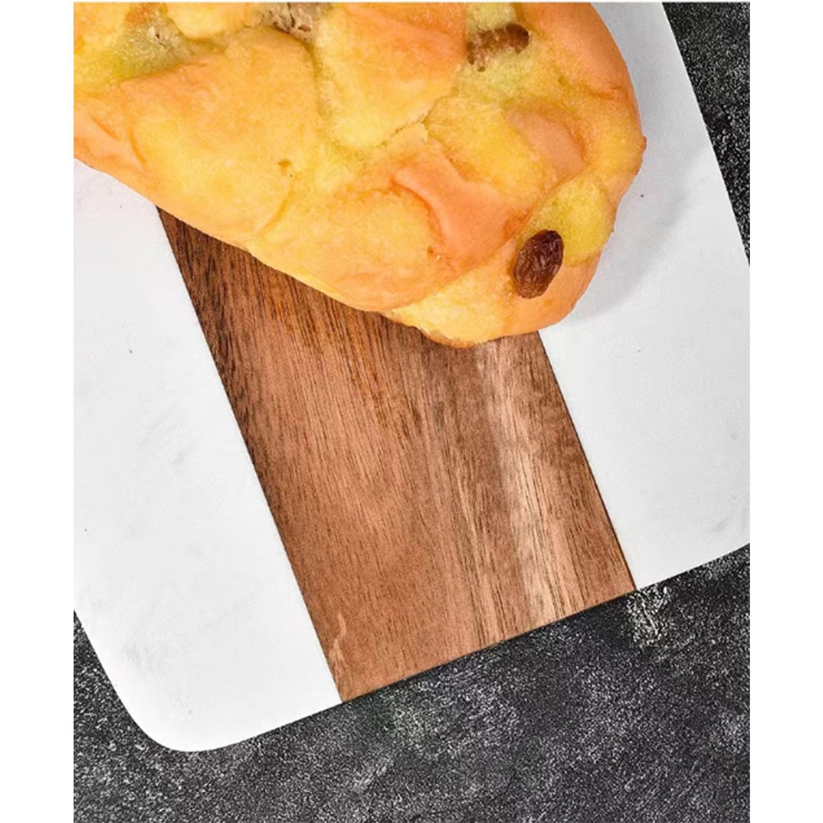 Planche à Découper En Marbre MamboCat 40x30cm - Dessous De Plat Résistant à La Chaleur | Plateau Service