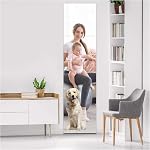EVENLIVE® Full Length Mirror Tiles, Frameless Wall Mirrors 12 Inches 4 Pieces, Body Long Mirror for Home Gym, Door, Closet, Room - Easy to Install