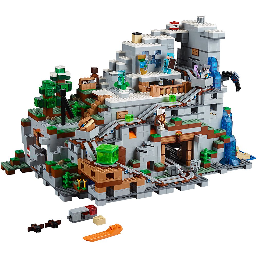 mountain cave building set