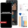 SRJTEK For Samsung Galaxy S20 Ultra 5G LCD Screen OLED Fingerprint Support 6.78 Not OEM Screen Replacement Repair Frame Touch Panel Digitizer for SCG03 SM-G988 Model LCD Display Touch Screen