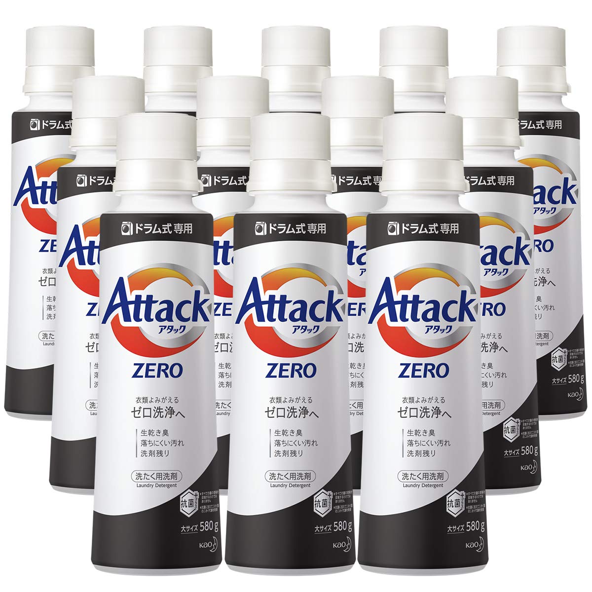 アタックzero ドラム式　洗濯洗剤　14点 Amazon.co.jp: 【ケース販売】アタック ZERO(ゼロ) 洗濯洗剤 液体