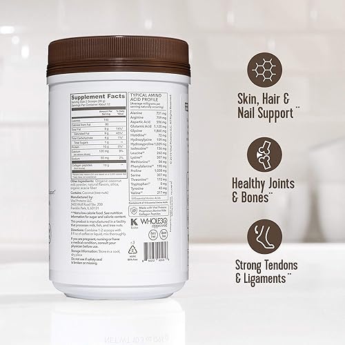 Miniatura 2 de Vital Proteins Collagen Coffee Creamer Coconut Milk based  Low Sugar Powder with Collagen Peptides Supplement - Supporting Healthy Hair Skin Nails
