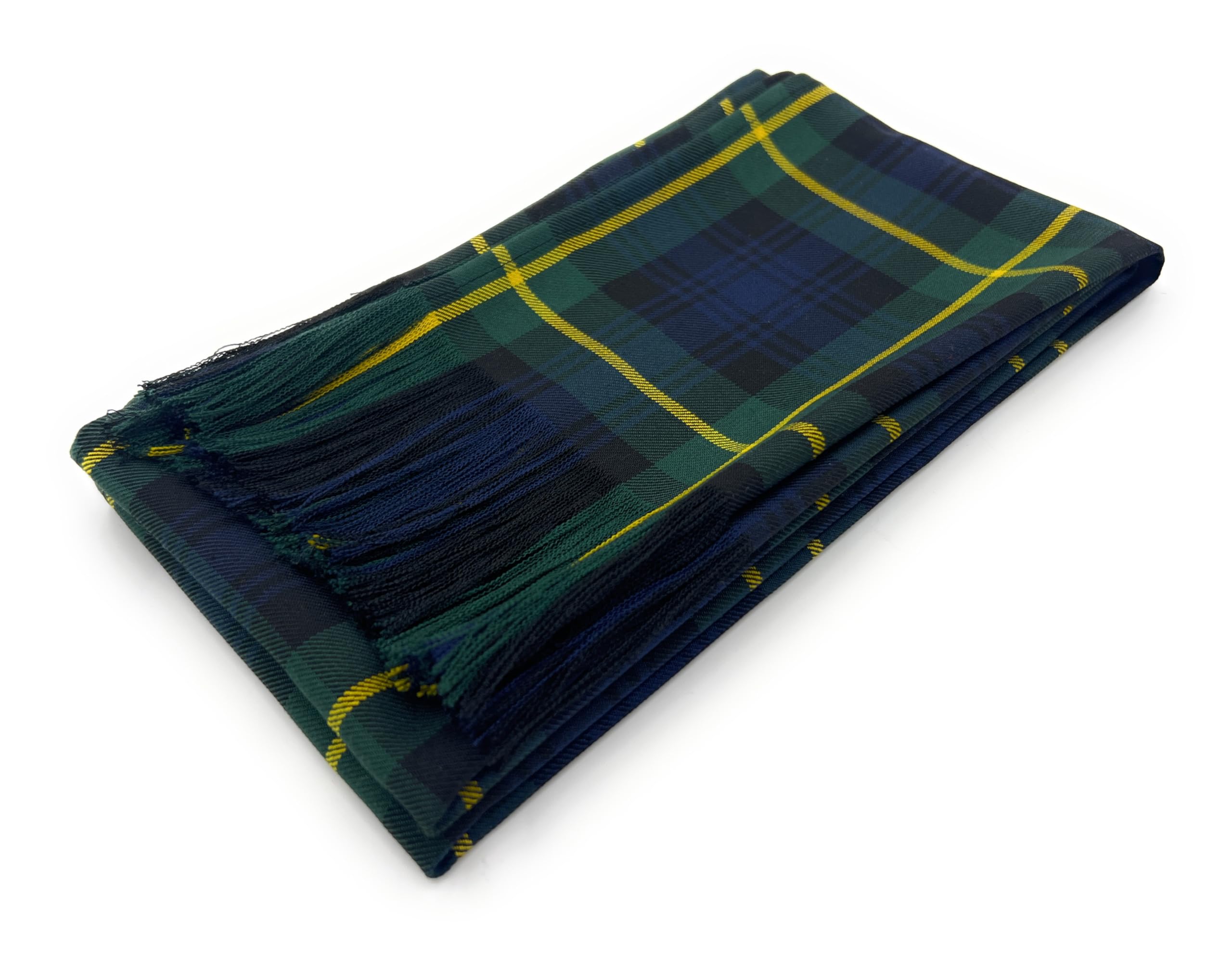 Tartan Tweeds Women's Gordon Clan Tartan Sashes, Girls Tartan Fringed Sash, Scottish Highland Dance, Wedding, Party, Fancy Dress 28Cm X 228Cm (Gordon)