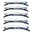 AQWANO Blue Light Blocking Reading Glasses for Women Men, 5 Pack Clear Frame Lightweight Rimless Computer Readers Anti Glare, 1.5