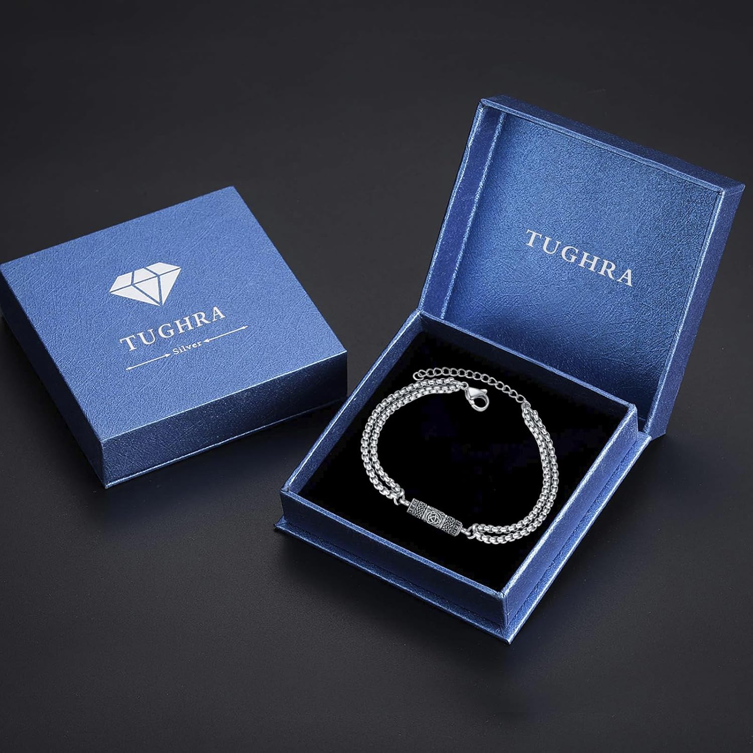 TUGHRA Ashes Bracelet for Women Urn Bracelet for Ashes 925 Sterling Silver Cremation Jewelry Memorial Gifts Keepsake Bracelet - Image 8