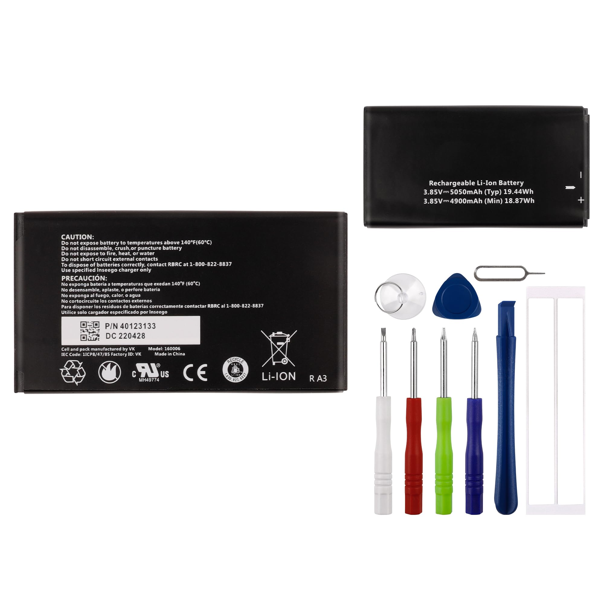 AND Y  Amazon.com: E-YIIVIIL Replacement Battery 160006 Battery