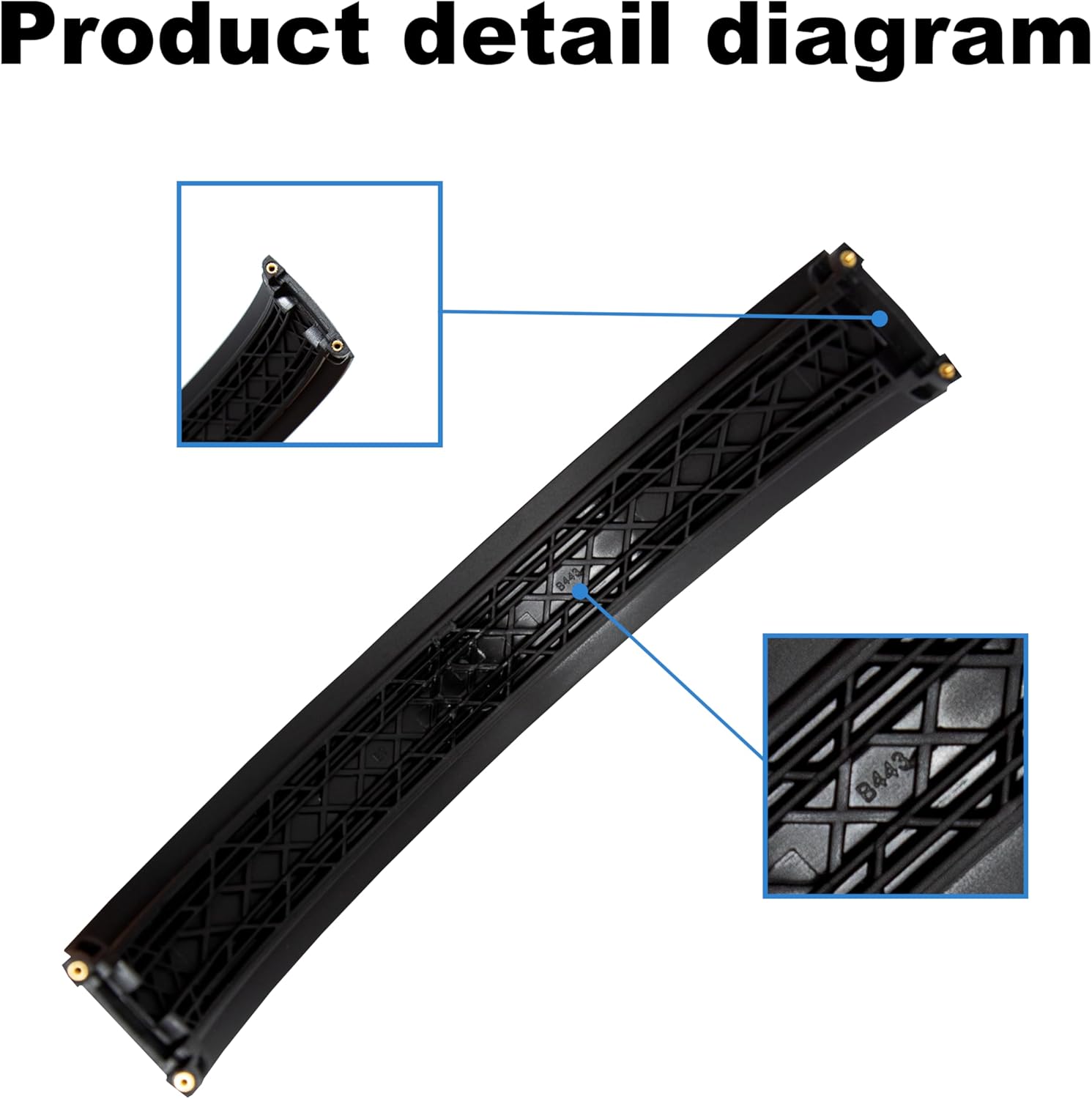 Studio 3 Headband Replacement - Durable & Comfortable Cushion, Compatible with Studio 3 Wireless(A1914) & Studio 2 Wired/Wireless (B0500/B0501) Headphones (Studio 3-Midnight Black) - Image 3