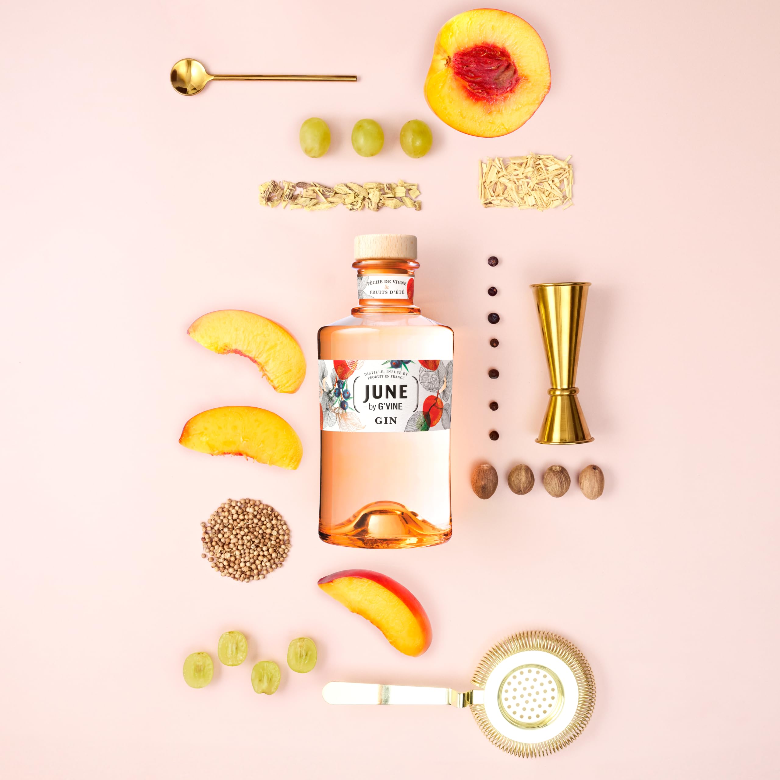JUNE Gin By G'Vine Peche de Vigne 70 cl