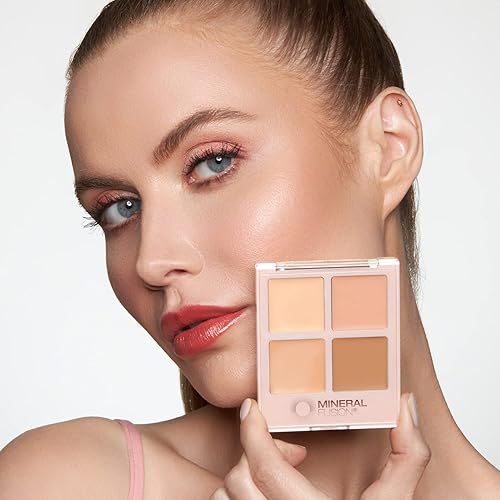 Miniatura 4 de Mineral Fusion Paleta correctora cuádruz, claro a neutro, indulgencia, juego de 4 tonos