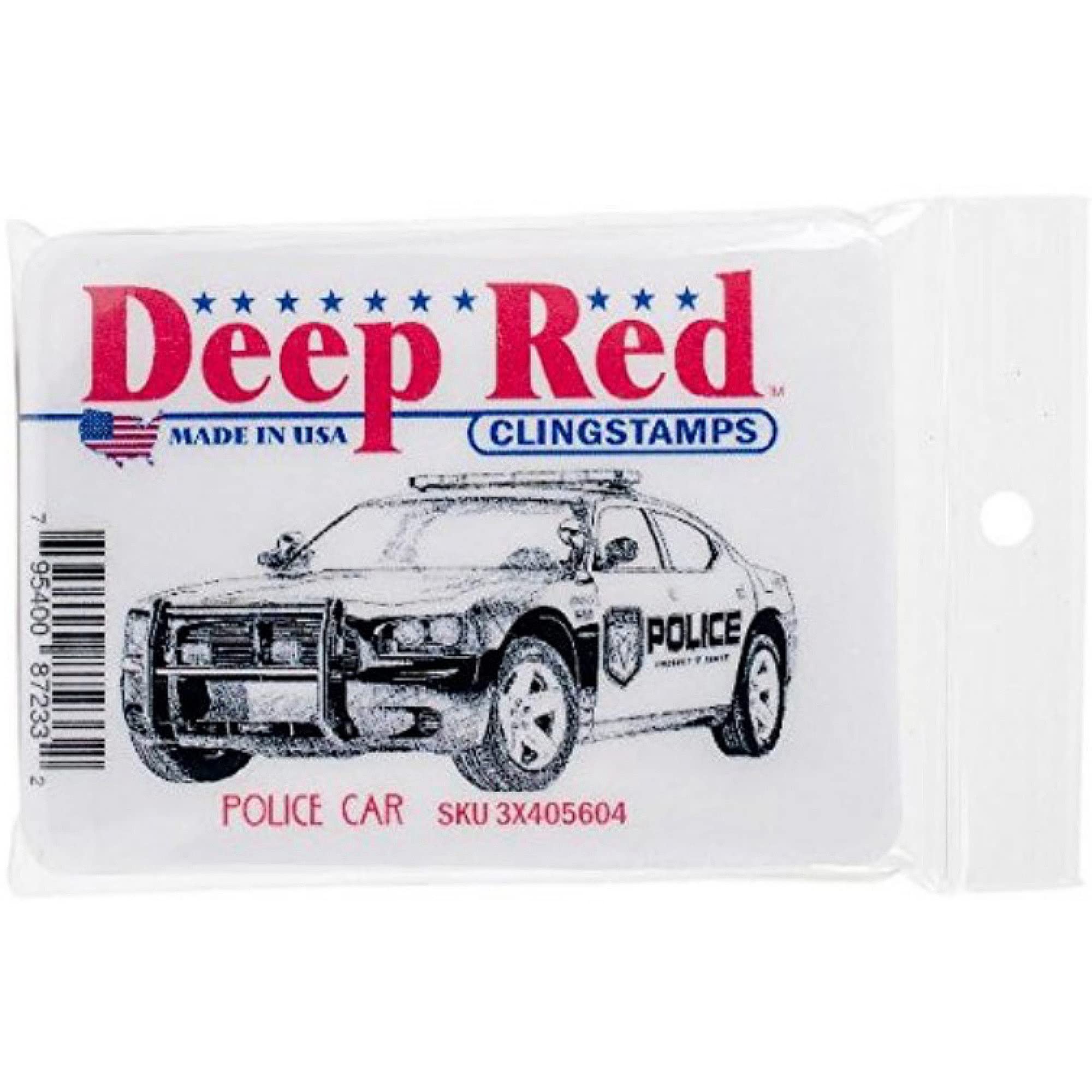 Police Car Cling Stamp tampon scrapbooking motifs voiture pour carterie