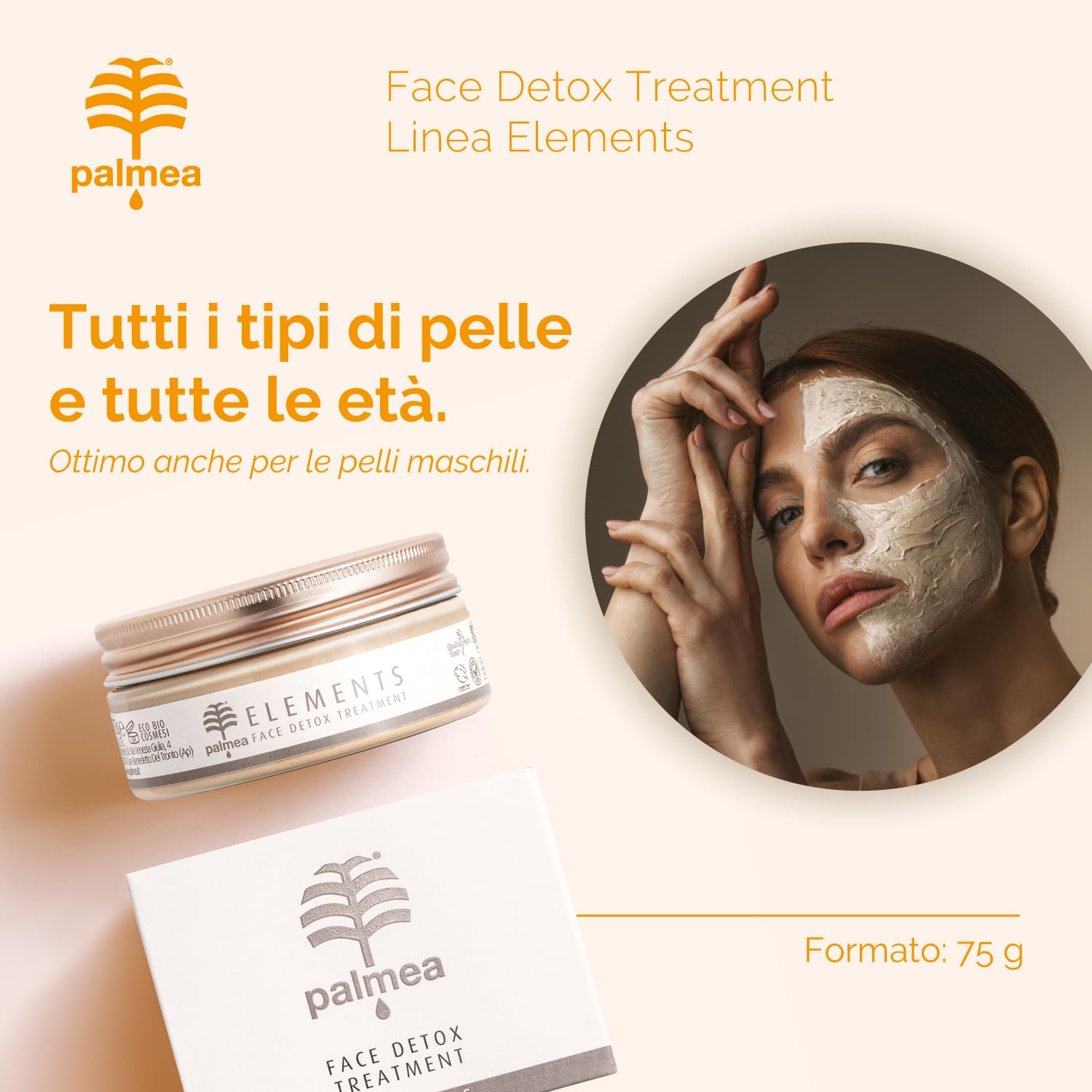 Maschera Viso Detox Elements
