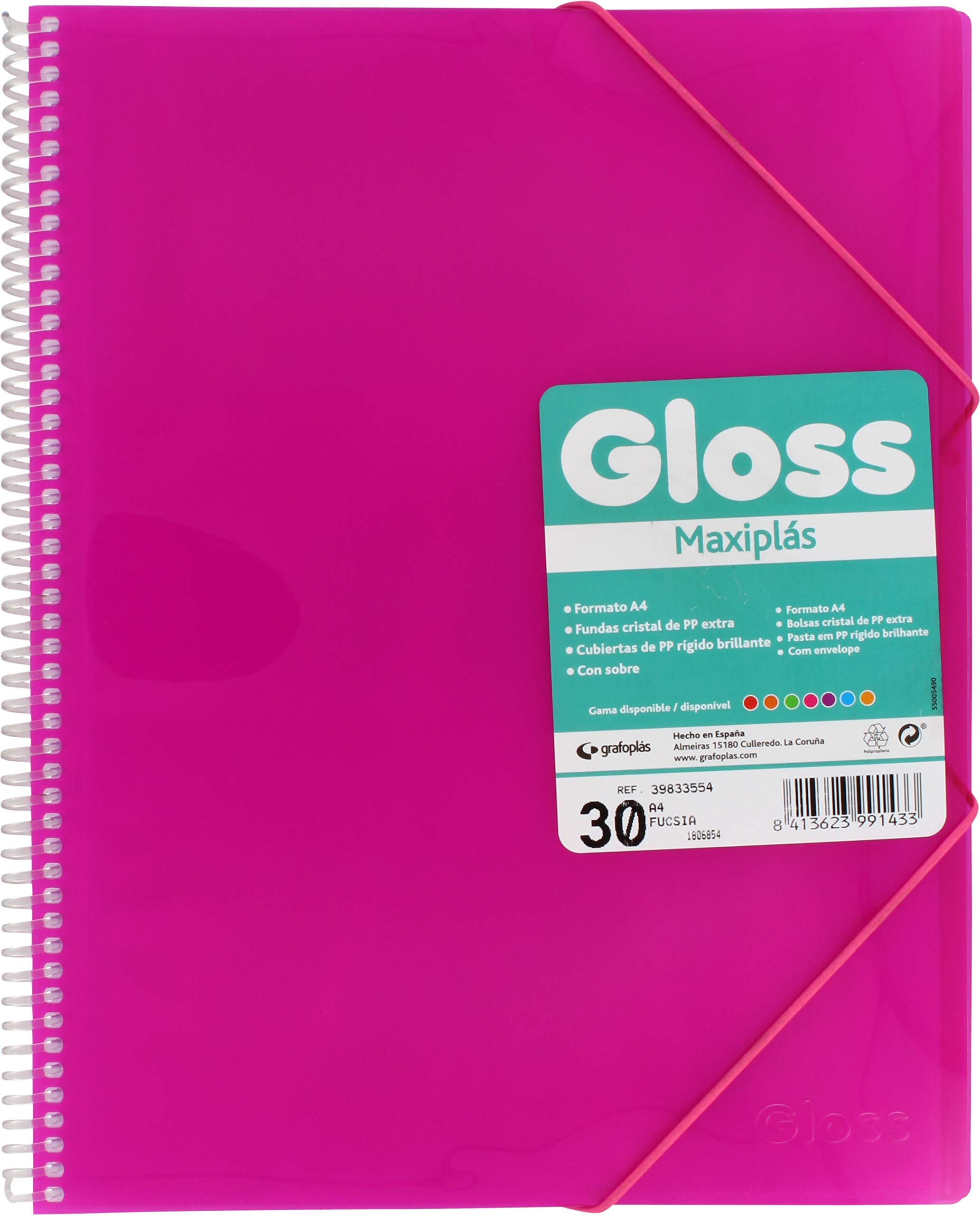 Valigetta Grafoplas 30100554 - Formato A6, 100 Fogli, Colore Fucsia