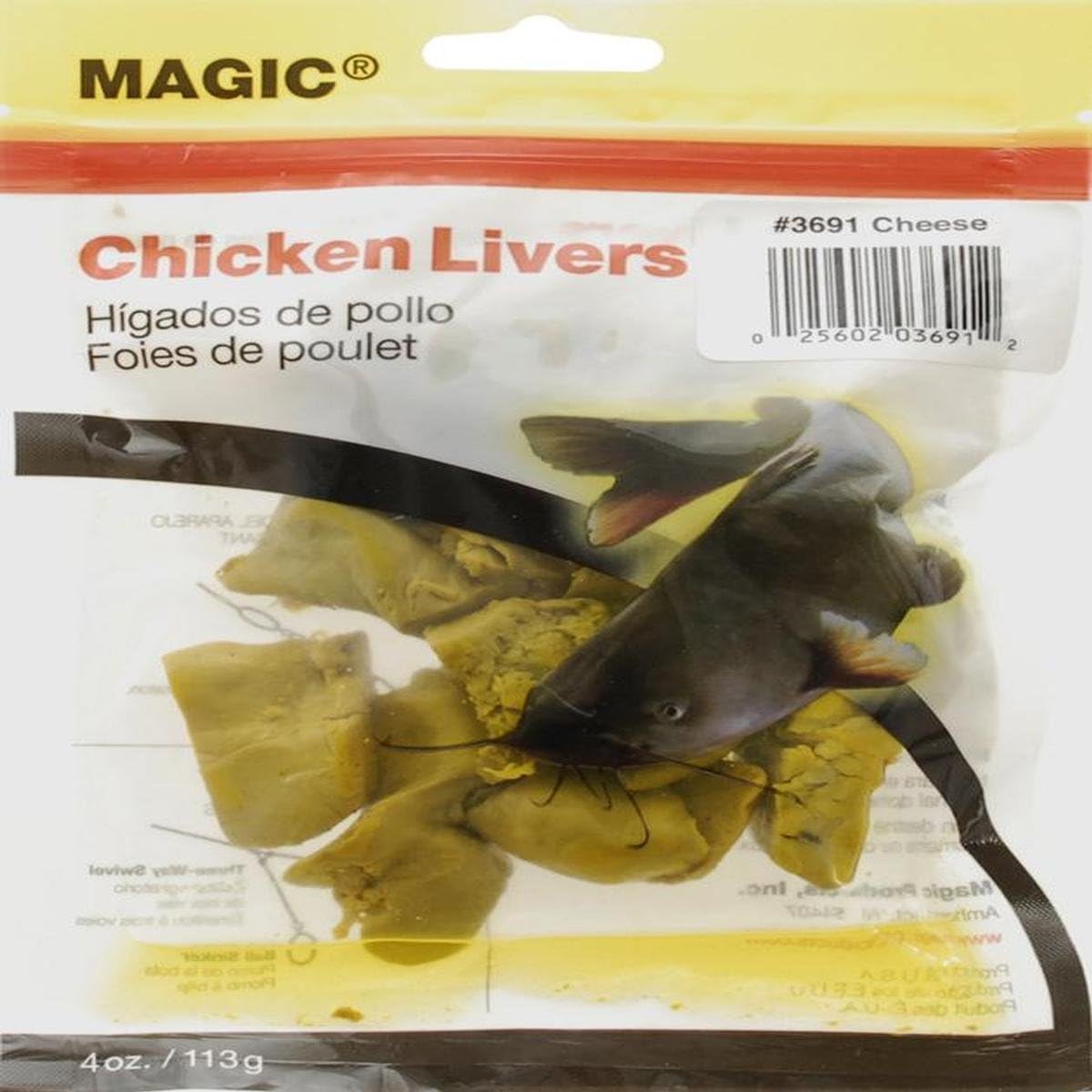 MAGIC Products Preserved Chicken Liver Cheese Fishing Equipment