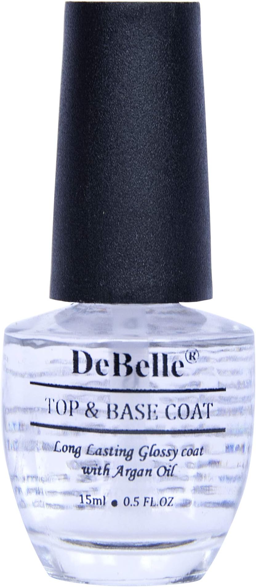 Nail Care Nail Polish | Transparent| Enriched with Argan Oil| 15ml (Top & Base Coat)