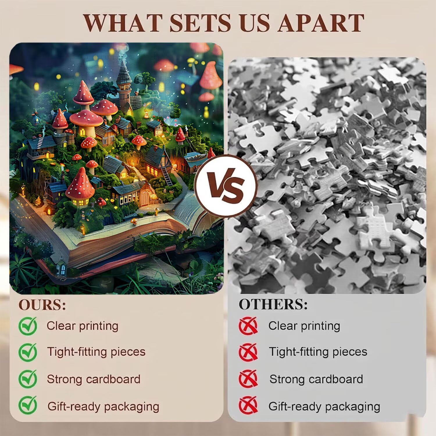magia Libro-3 Puzzle 5000 Pezzi per Adulti, Puzzle in Legno - Collezione Classica con Poster Incluso -Sfida di Concentrazione e Passatempo Antistress, Gioco Educativo per Famiglia, 156 x 105 cm f0-796
