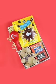 Ay c k Anahtarl k & Pop ik  ikolata & T rk Bayrakl  Balon & Haydi Anlat Kart Oyunu Hediye Seti