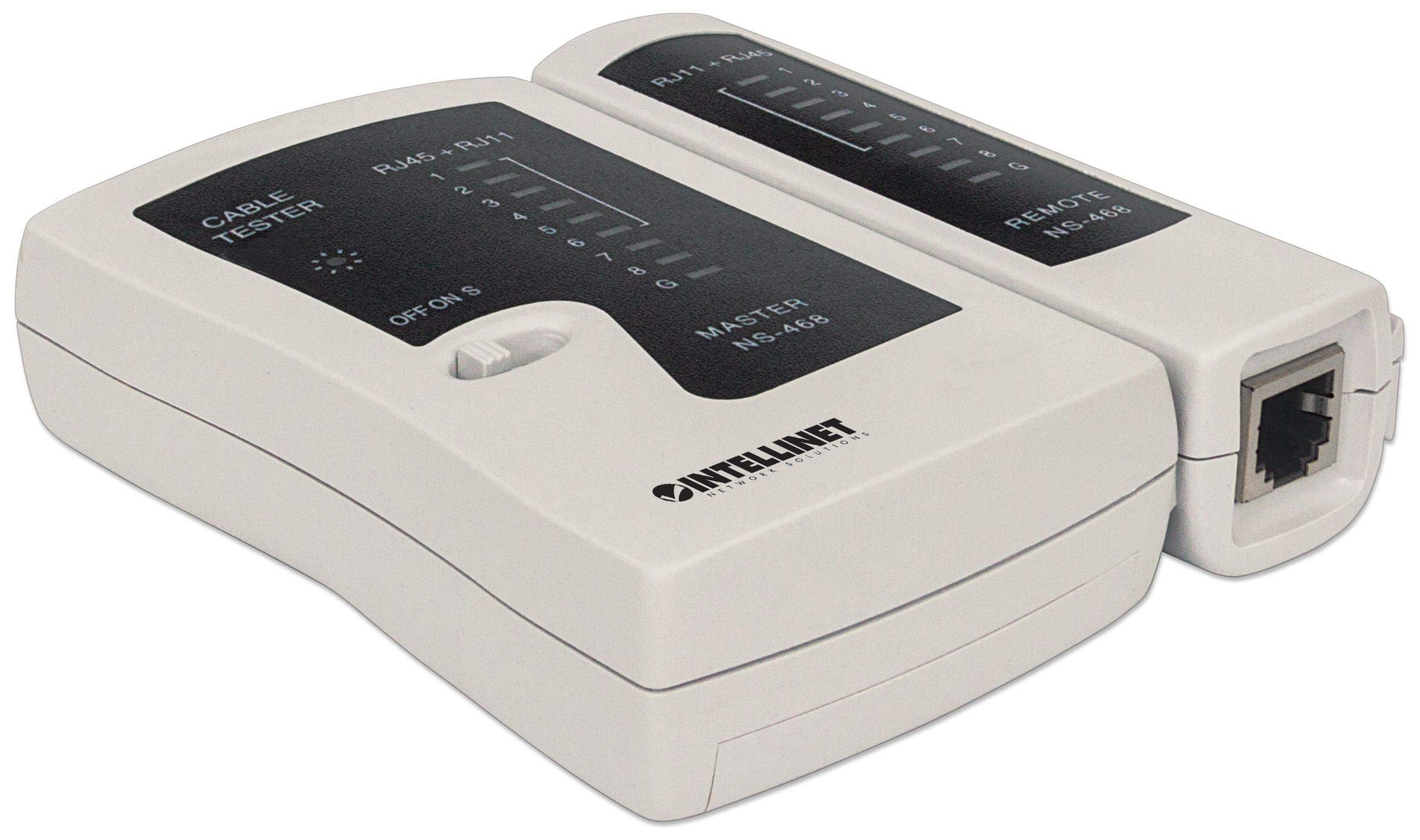Intellinet Tester Professionale RJ45 e BNC