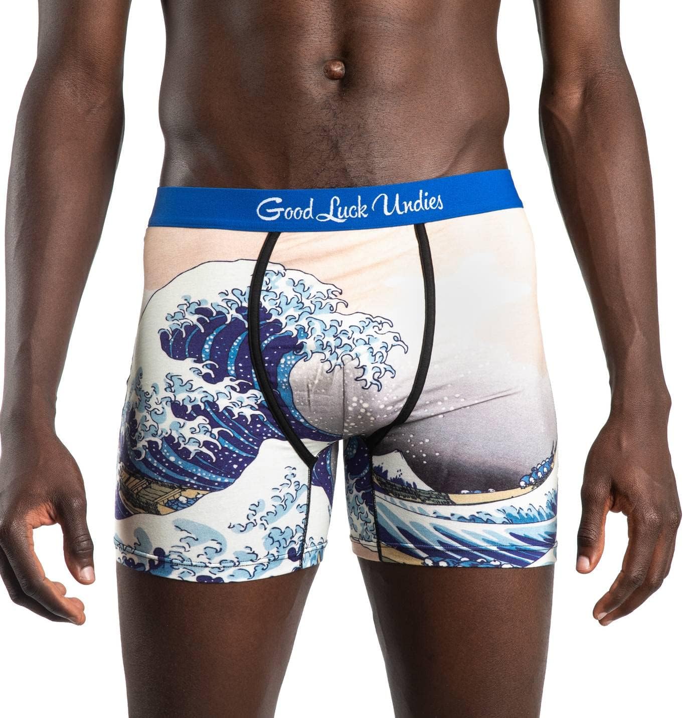 Good Luck Undies Men's Books & Art Boxer Brief Underwear - Image 3