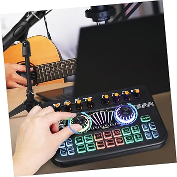 Cabilock Podcast Equipment Kit Microphone for Podcasting Professional Audio Mixer for Live Streaming Studio Recording Equipment Bundle