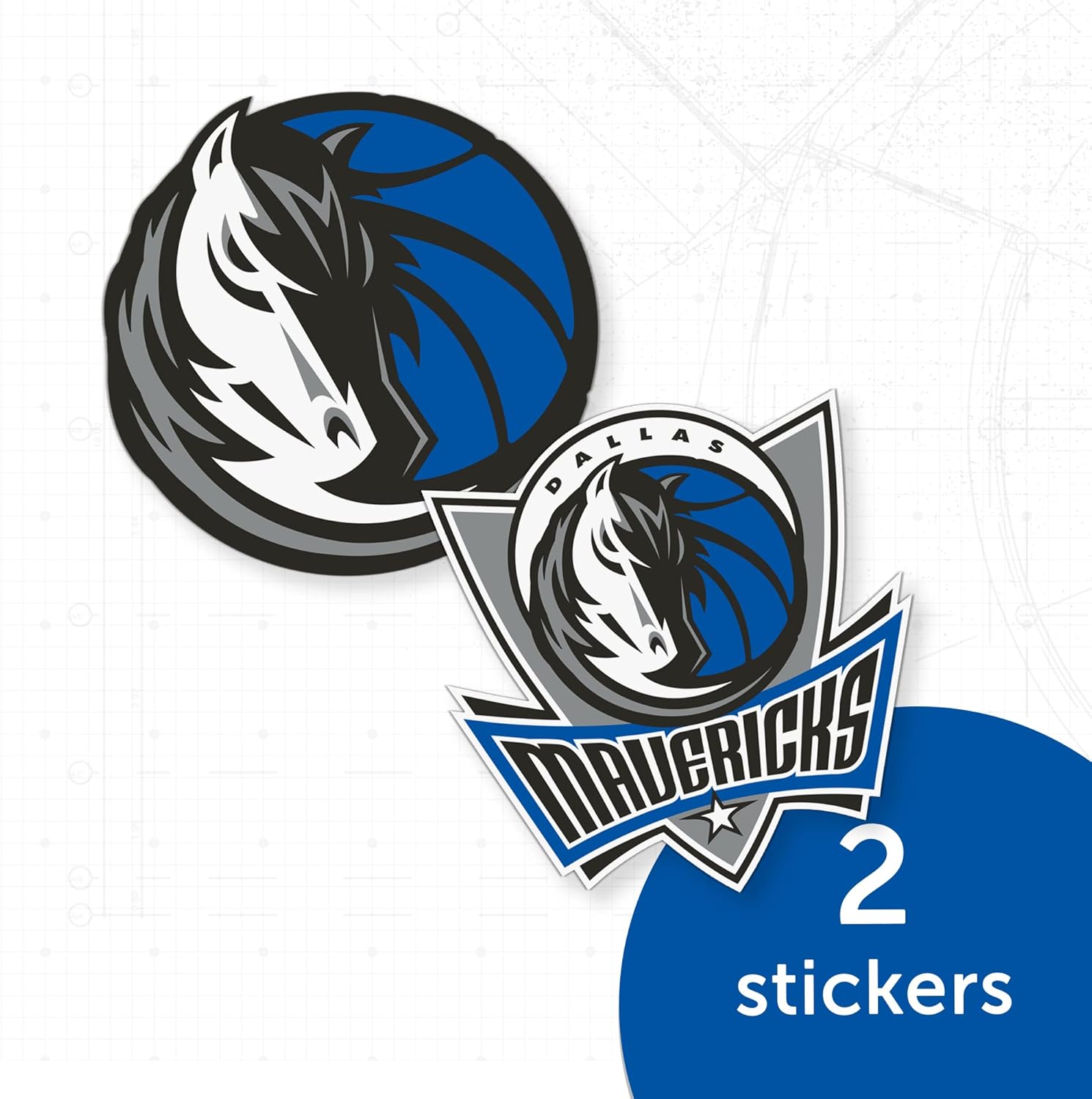 Desert Cactus Dallas Mavericks Sticker NBA Officially Licensed Vinyl Decal Laptop Water Bottle Car Scrapbook (4 Inch) - Image 5