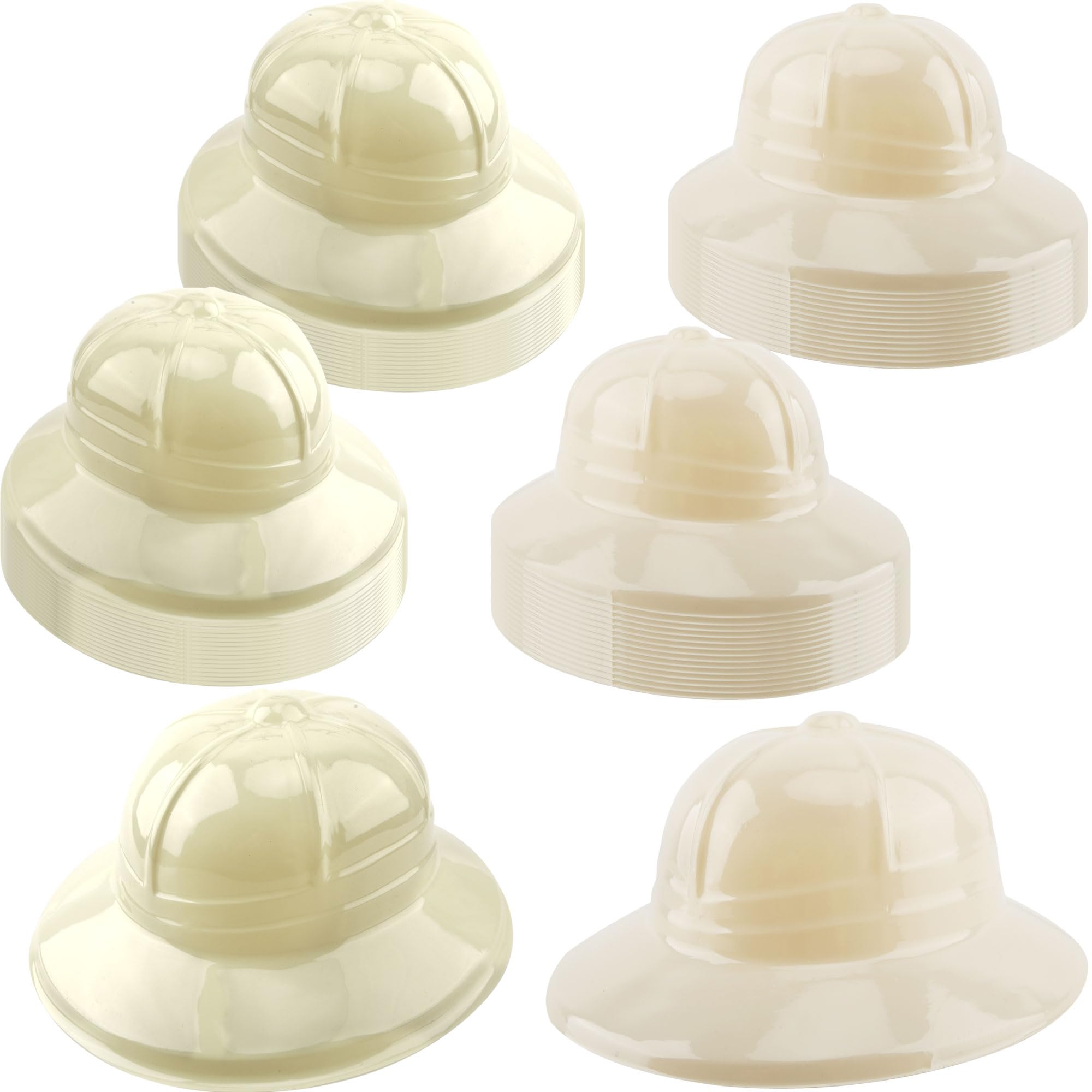 Confezione da 56 cappelli da festa Safari per bambini – cappelli da ricerca della giungla in plastica per ragazzi e ragazze – perfetti per Halloween, compleanni e feste di avventura
